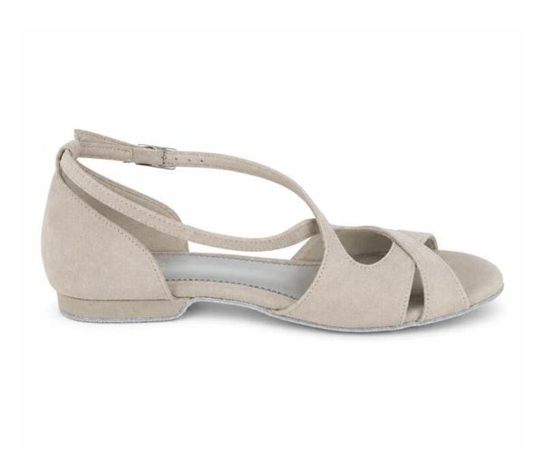 Harmony Beige Wide Fit Dance Sandal