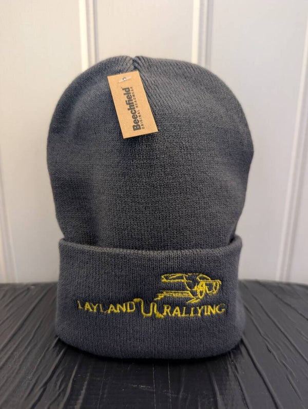 Beanie Hat - Yellow Logo