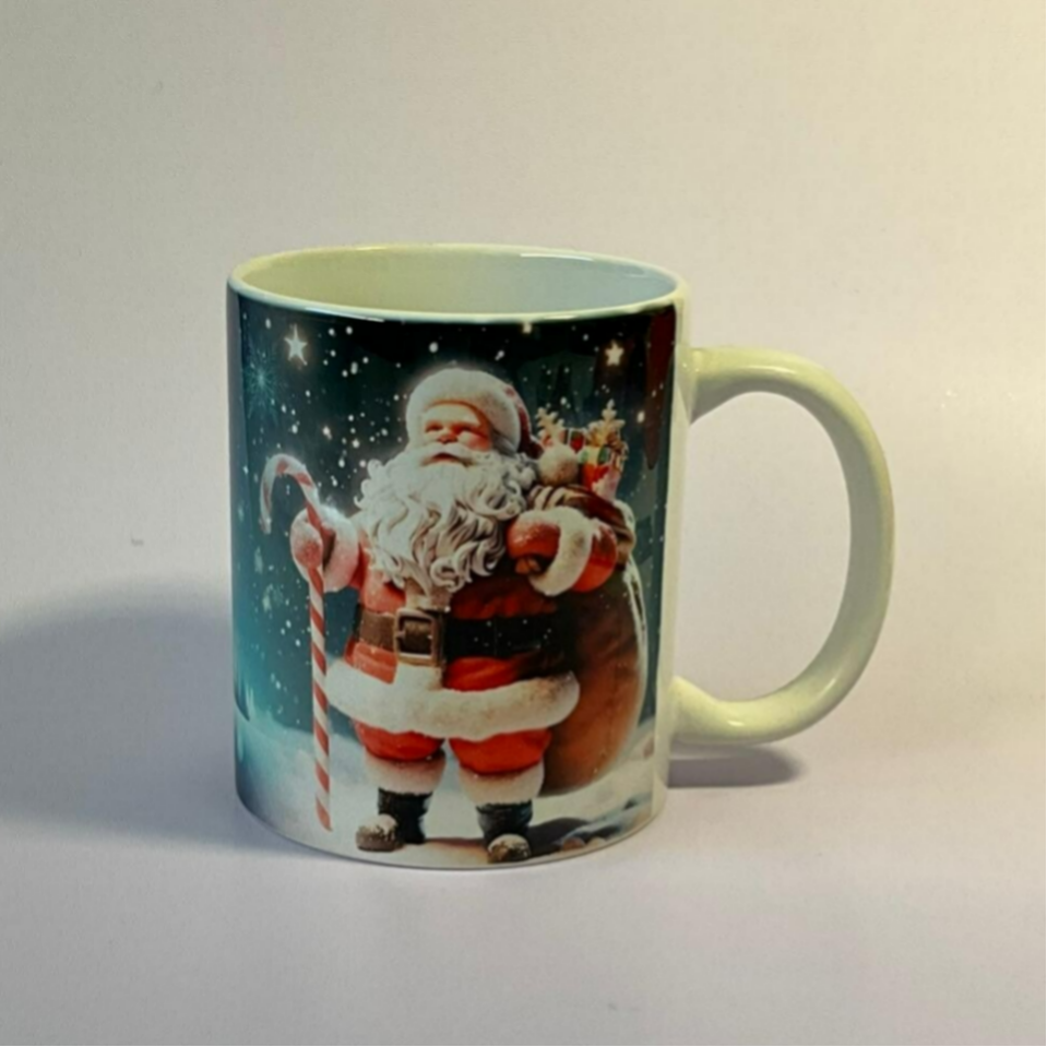 Taza navideña – Papá Noel