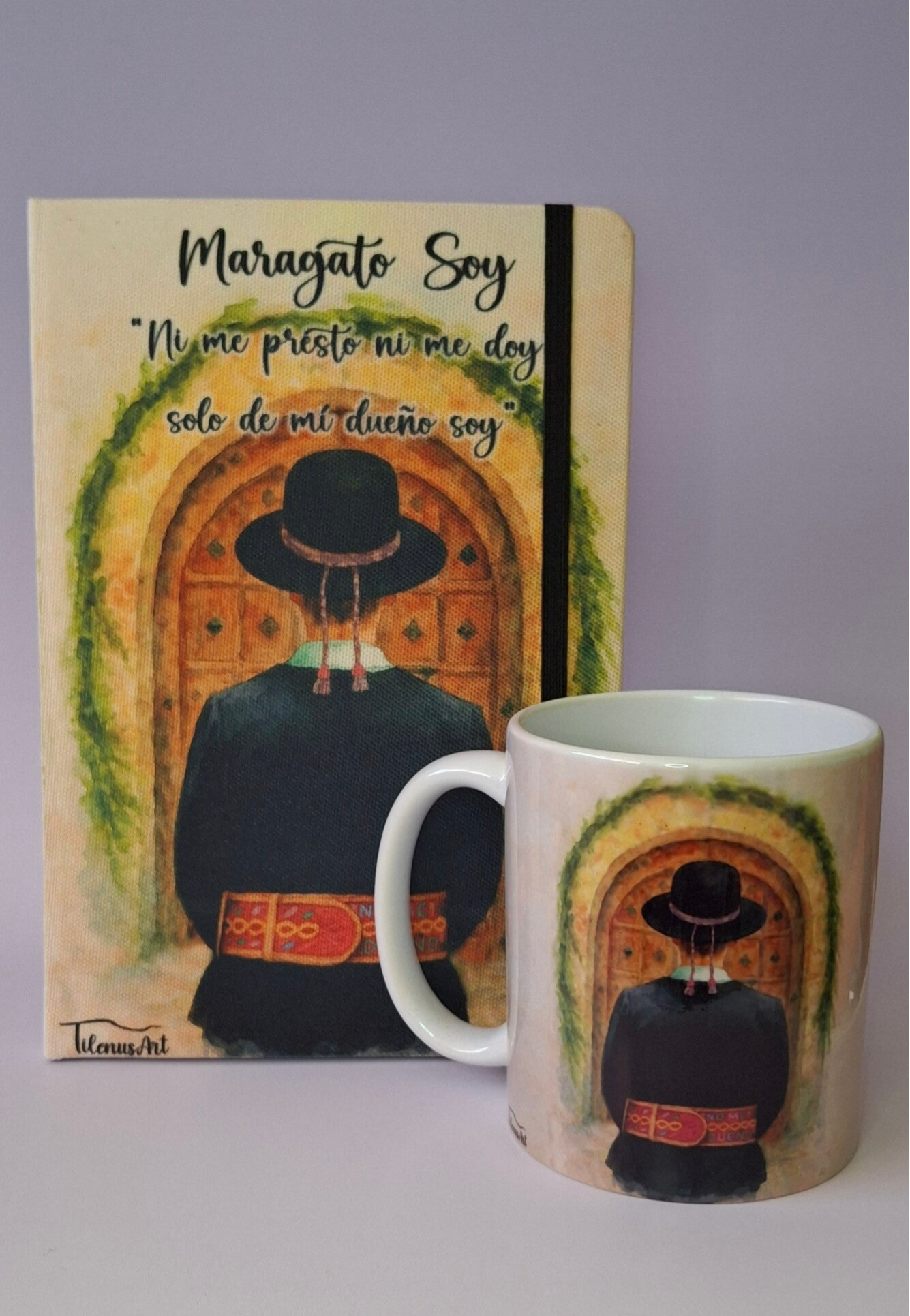 Conjunto de Bloc de notas + Taza "Maragato soy" - Orgullo y tradición.