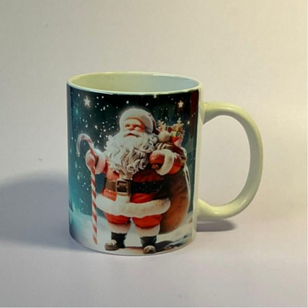 Taza navideña – Papá Noel