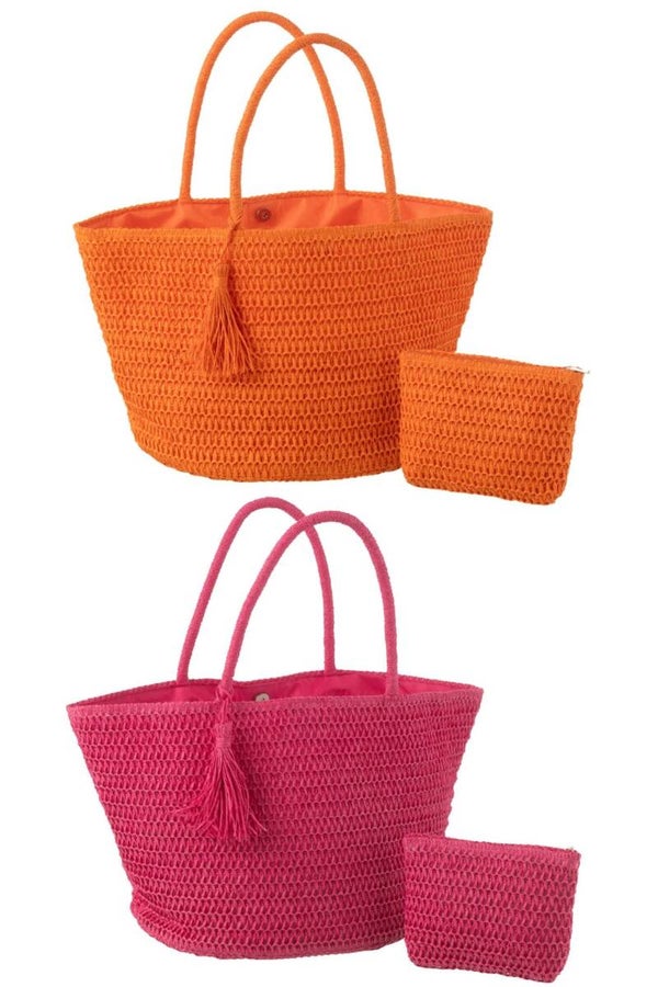 J-Line Strandtas + tasje