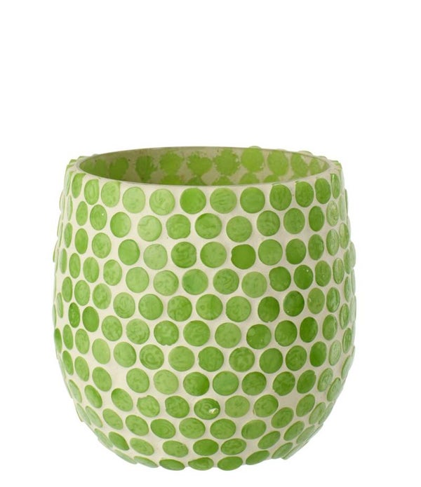 Kaarshouder Mozaïek glas groen