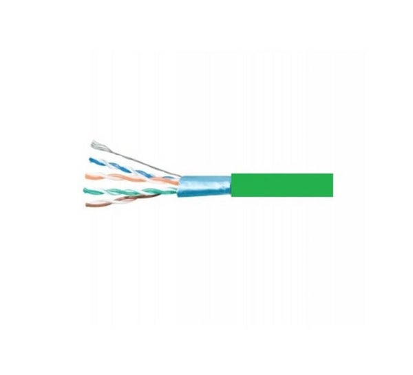 Câble multibrin F/UTP CAT6 vert
