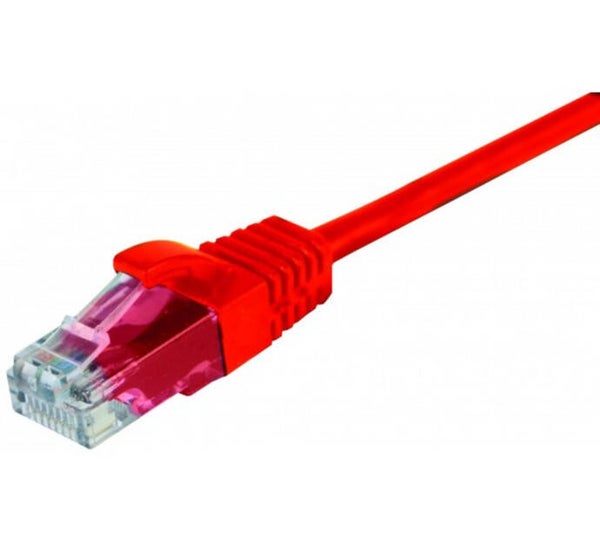 Cordon RJ45 CAT 5e U/UTP SNG rouge - 20 m