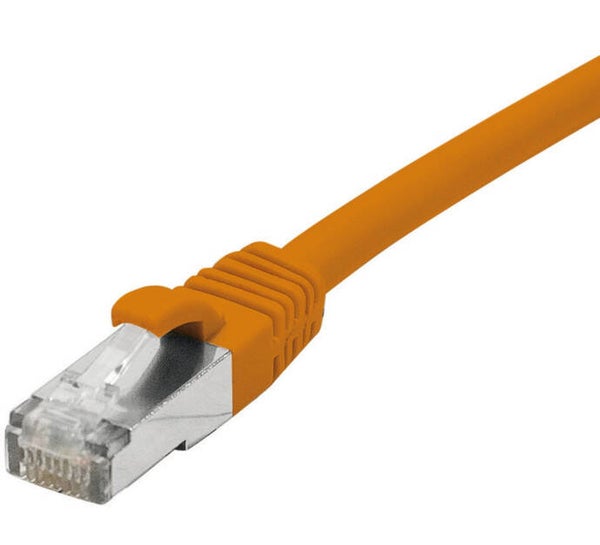 854429Cordon RJ45 catégorie 6 F/UTP LSOH snagless orange - 25 m