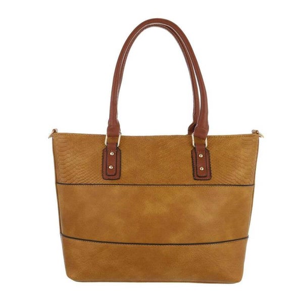 Micussi Stijlvolle design schoudertas  - Mosterd