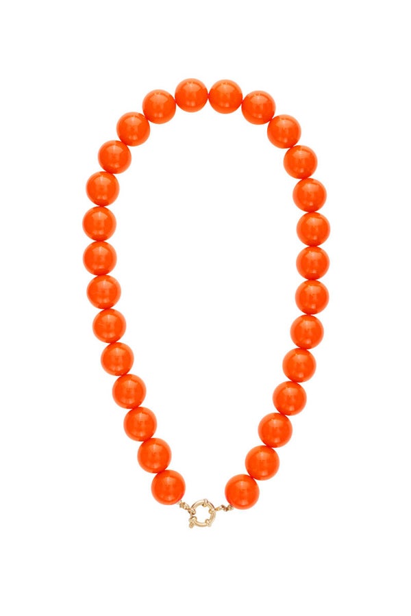 Kralen ketting Oranje