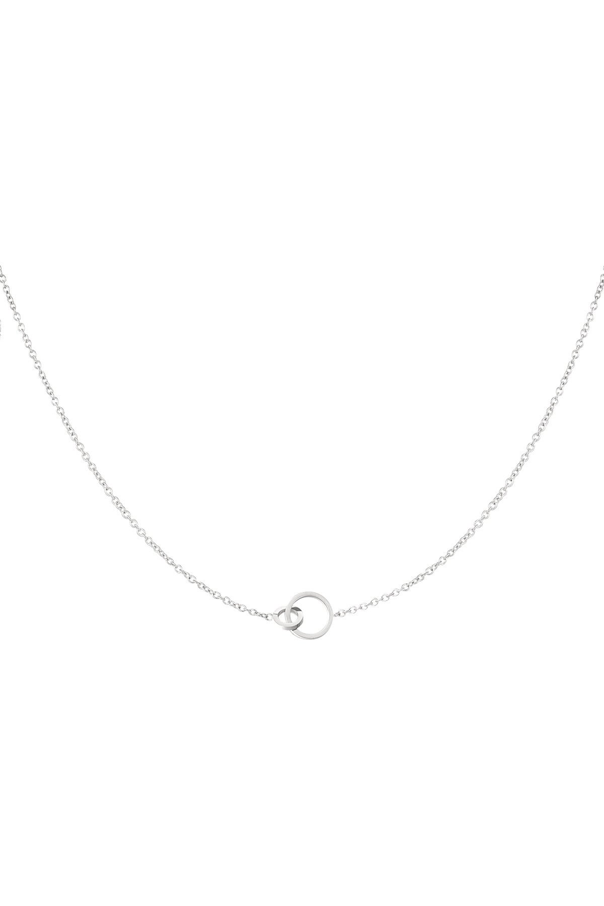 Verbonden ketting Zilver