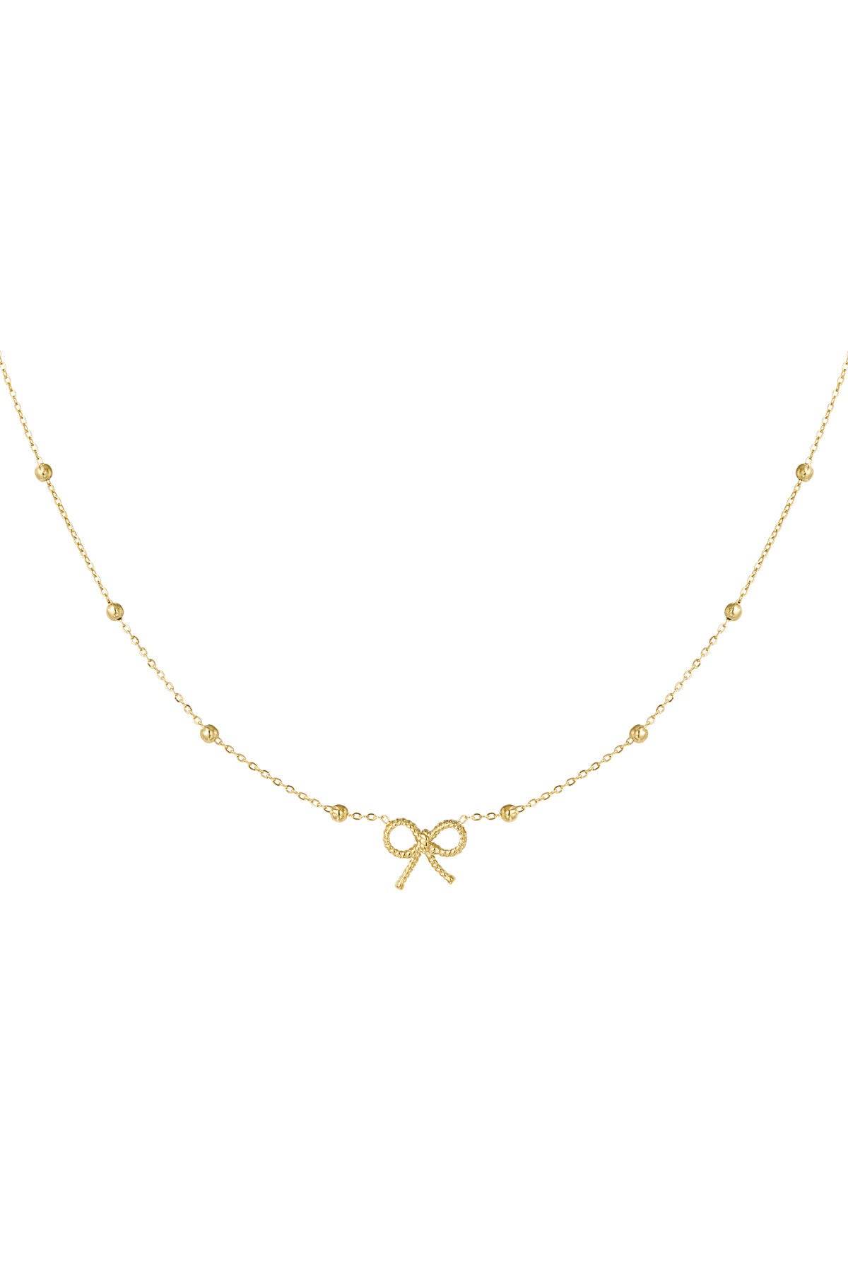 Bow basic ketting Goud