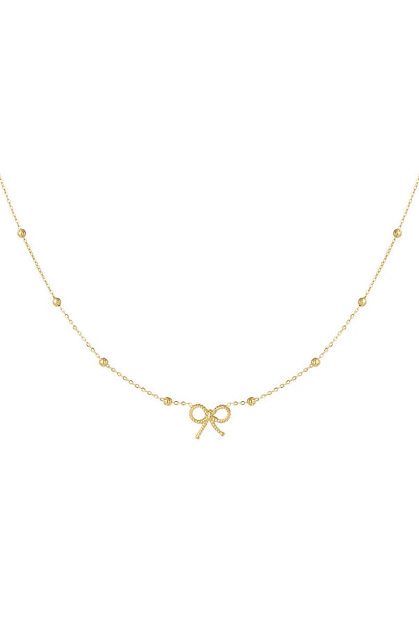 Bow basic ketting Goud