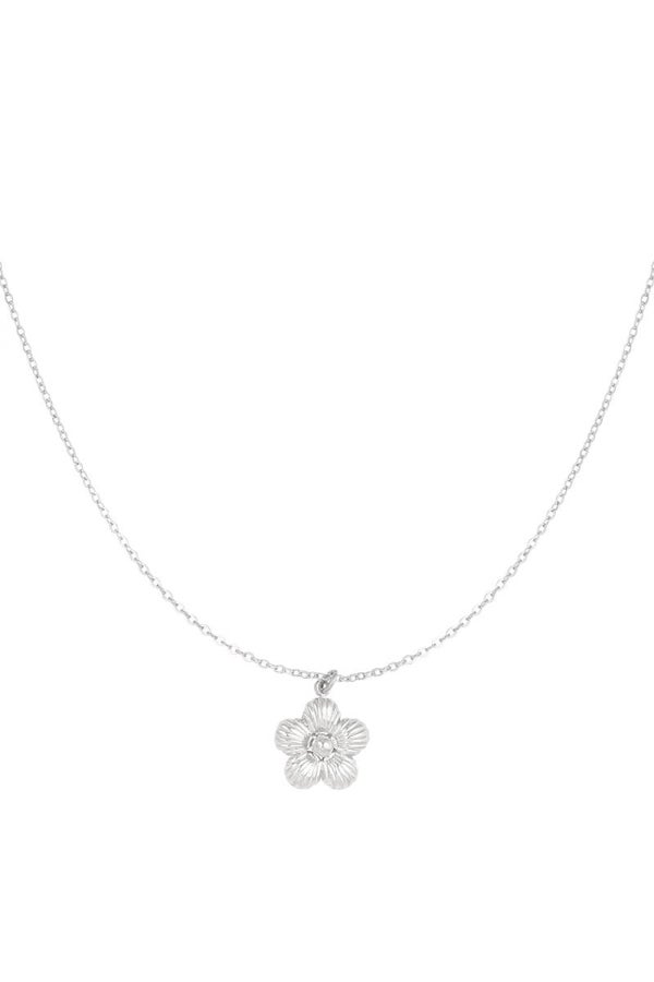 Daisy ketting Zilver