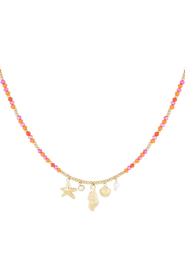 Shell swim ketting Goud