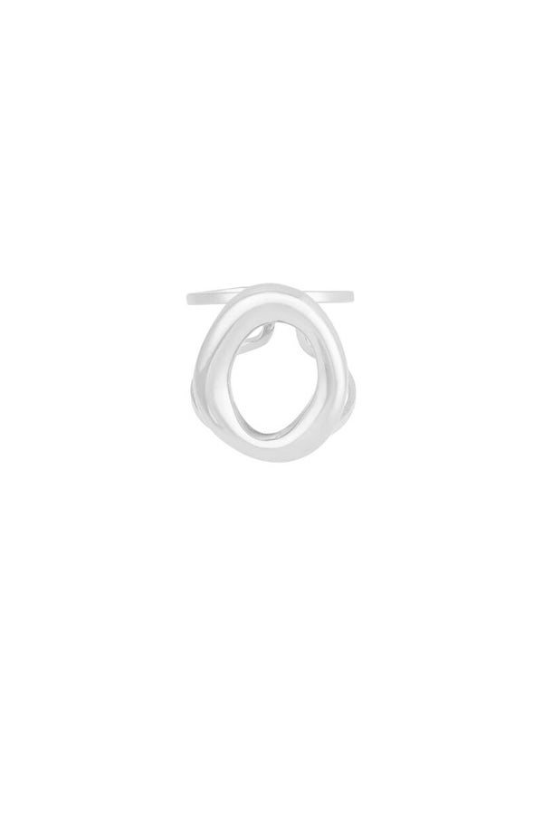 Ovale ring Zilver