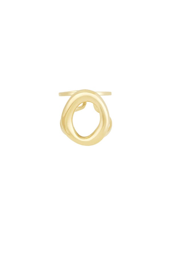 Ovale ring Goud