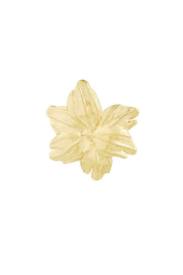 Flower flow broche Goud