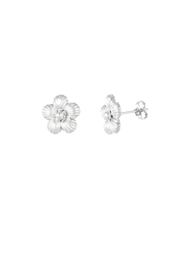 Daisy dots oorbellen Zilver