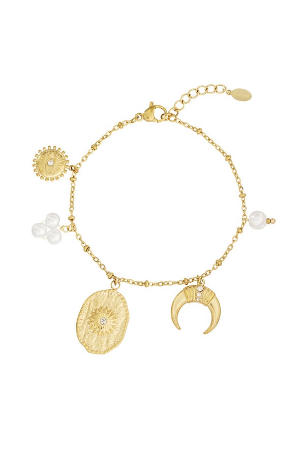 Moony armband Goud