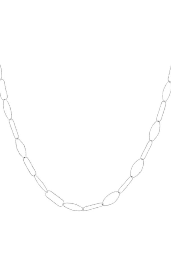 Schakel ketting Zilver