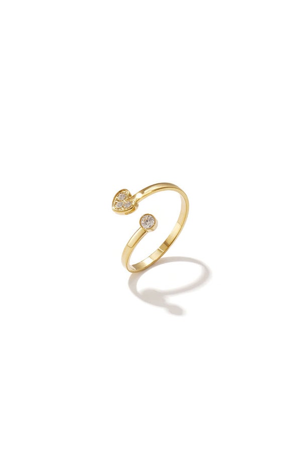 Love Heart Ring Goud