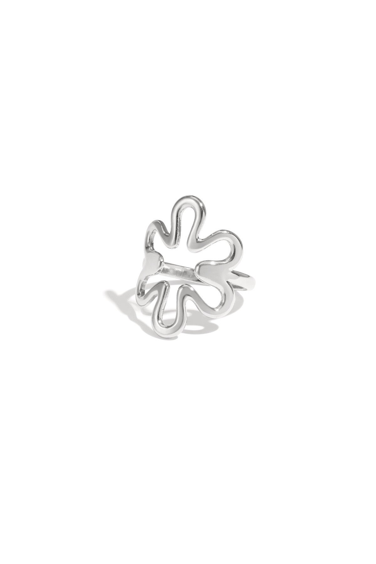 Blooming ring Zilver