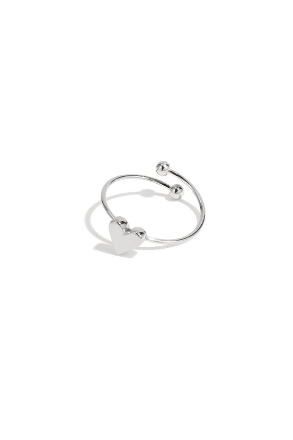 Little heart ring Zilver