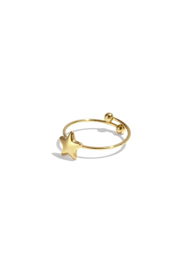 Little star ring Goud