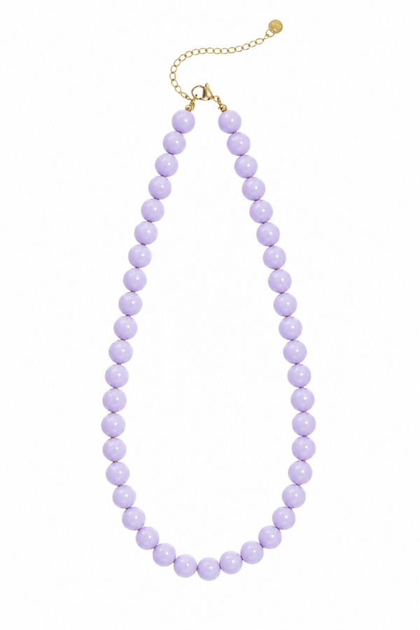 Kralen ketting medium Lila
