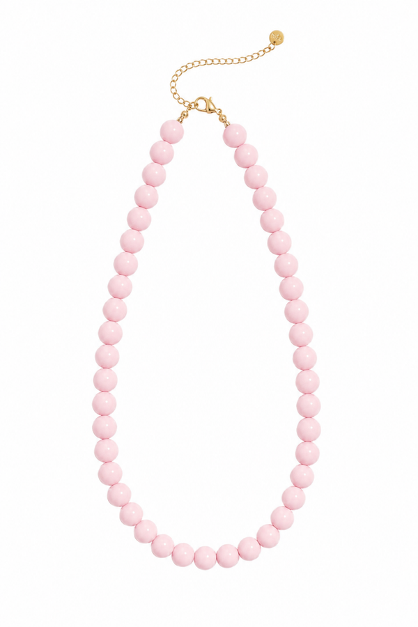 Kralen ketting medium Koraal