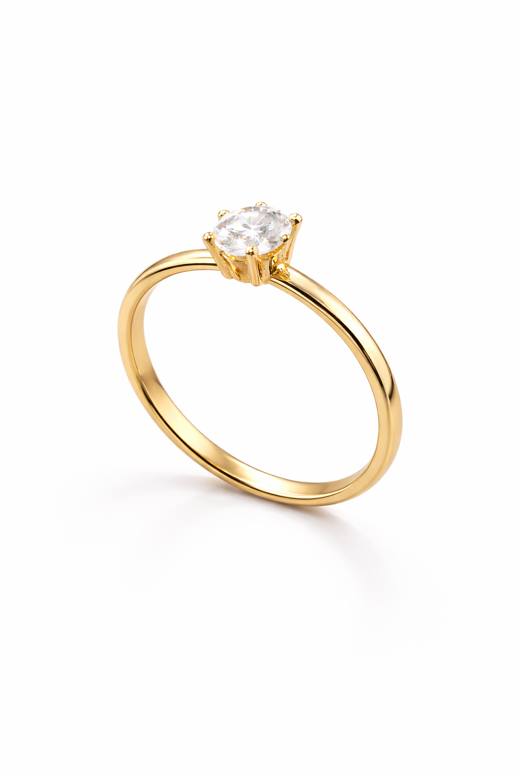 Diamond ring Goud