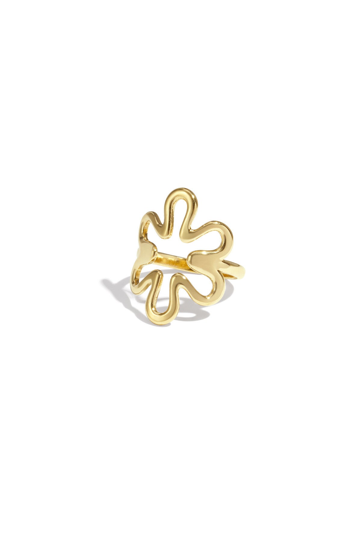Blooming ring Goud