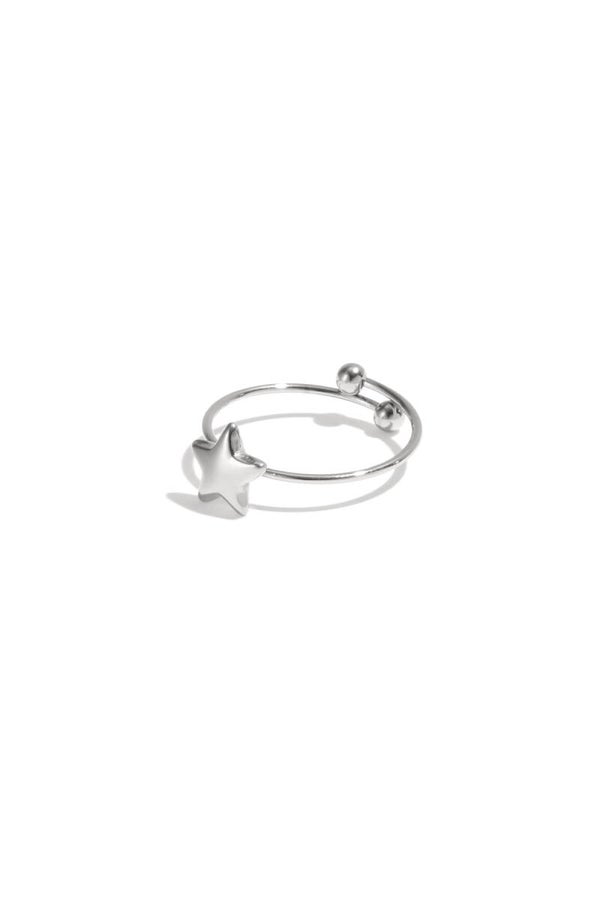 Little star ring Zilver
