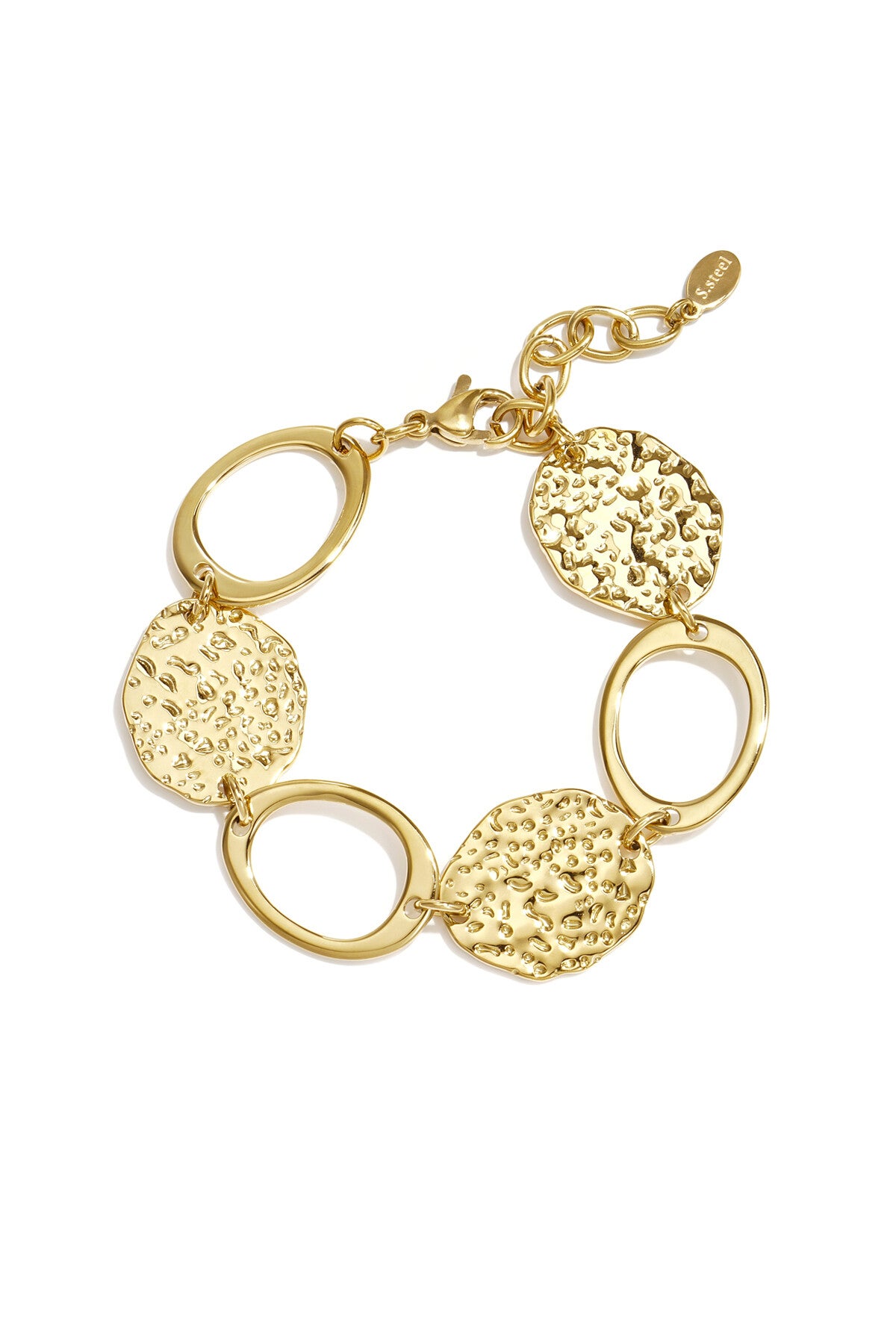 Chunky armband Goud