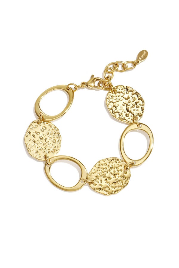 Chunky armband Goud