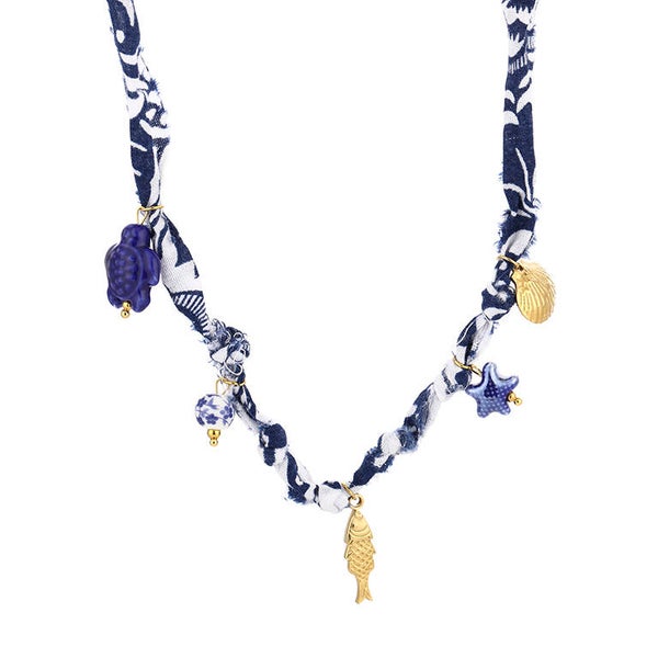 Beach bedel ketting Goud