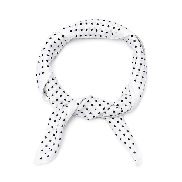 Wit Polka sjaaltje