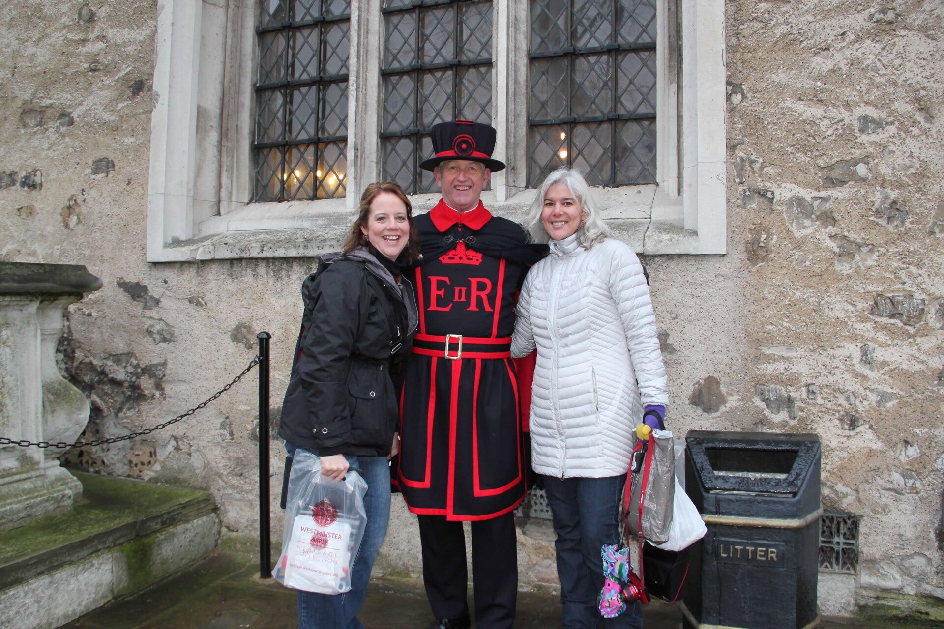 Meeting a Yeoman Warder at the Tower of London