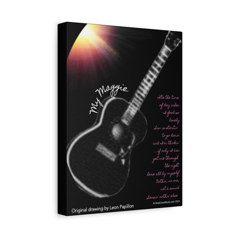 My Maggie - Original digital drawing  by Leon Papillon