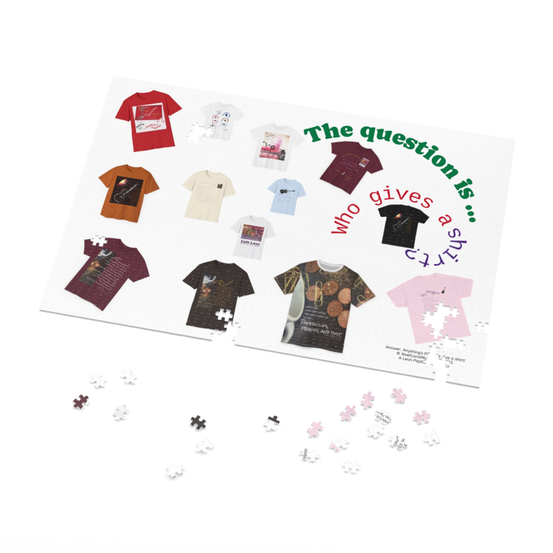 The questionn is … Who gives a shirt? A Leon Papillon Originale - 1000 piece puzzle