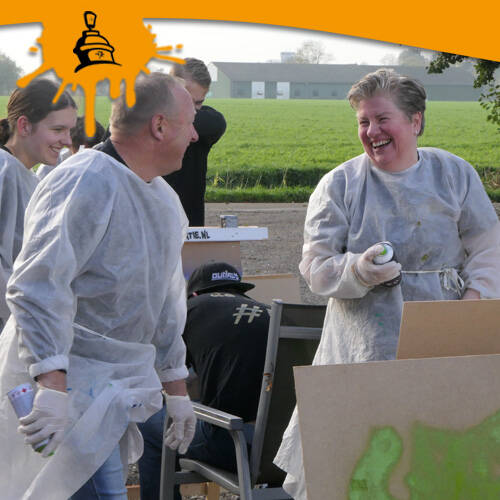 creatieve activiteit op familiedag in Groningen Drenthe en Friesland