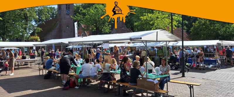 Onze graffiti petjes workshop is ook prima in te zetten op een jaarmarkt of fair