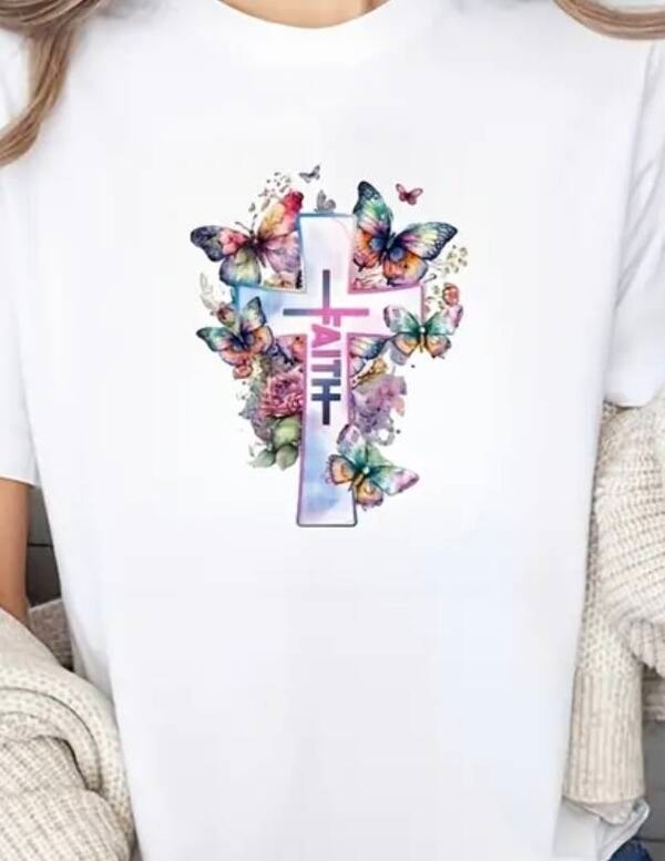 Faith cross t shirt