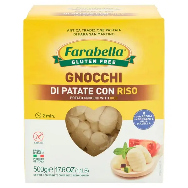 Gnocchi Di Patate Con Riso Farabella 500gr