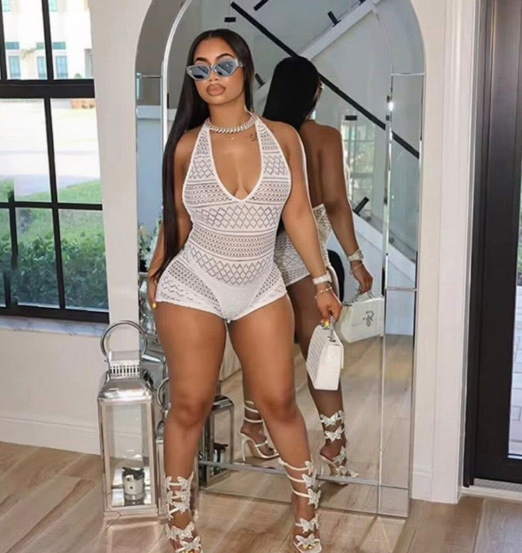 Lace romper