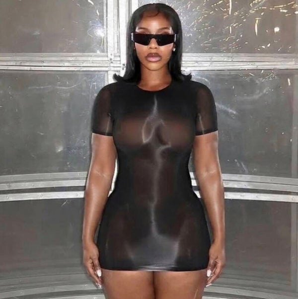 Sheer baddie dress