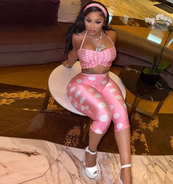 Three piece polka dot set