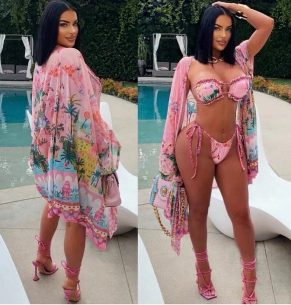 Miami ready three piece swimsuit