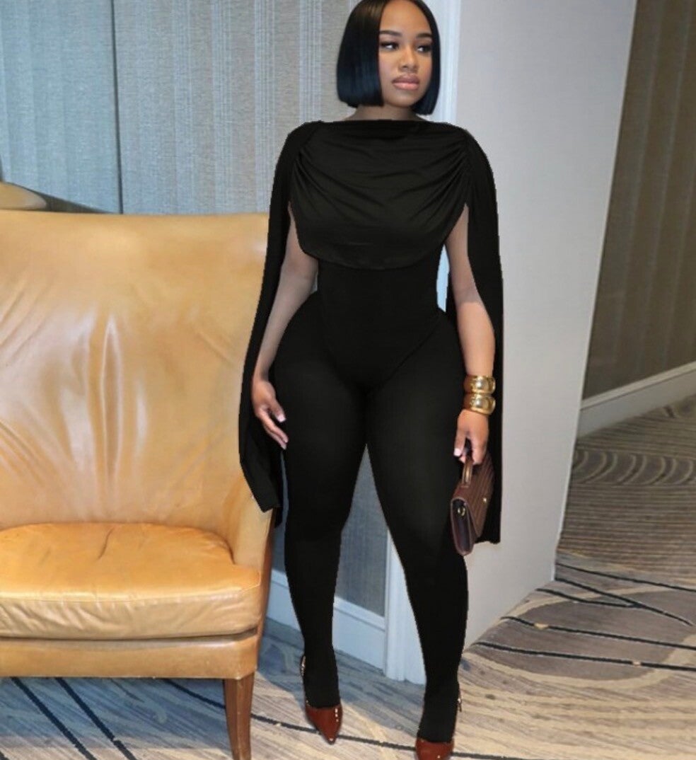 Black widow jumpsuit(ships from Erie)