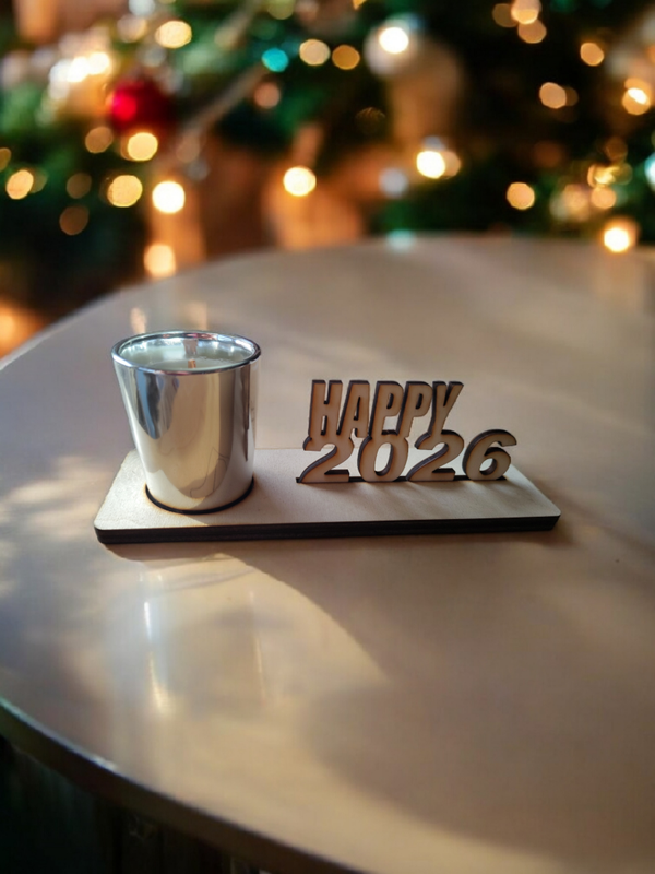 Wensplankje met kaarsje