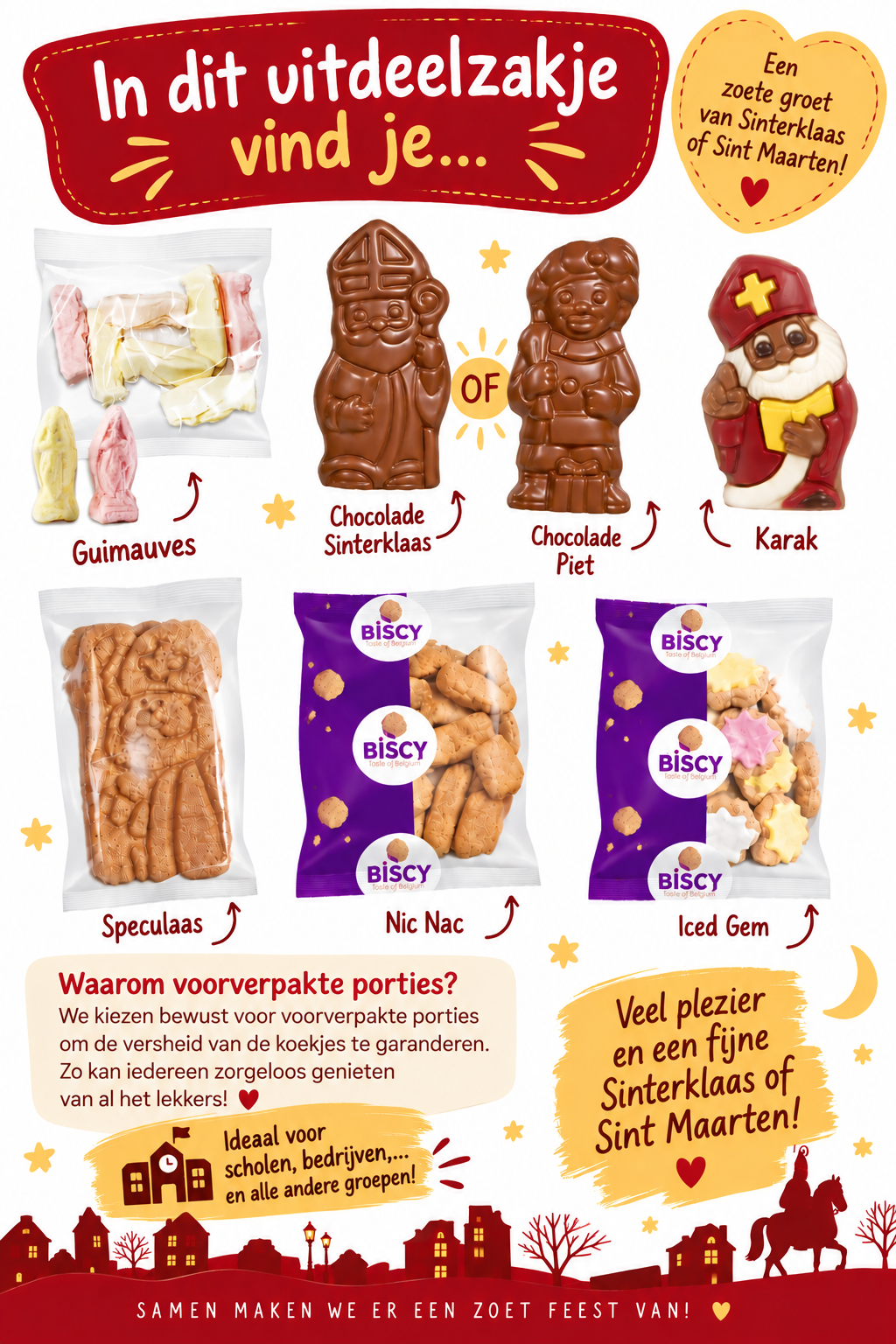 sint uitdeelzakje